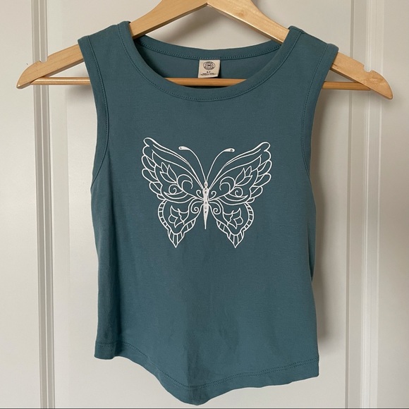 Urban Outfitters Open Back Crop Tank Top - Picture 1 of 3